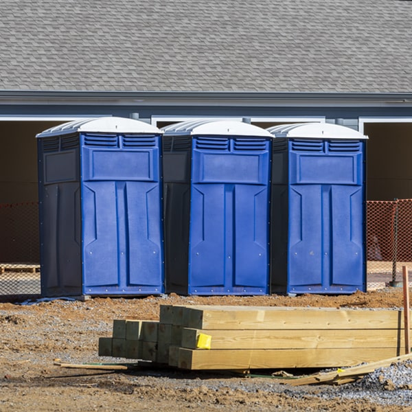 what is the maximum capacity for a single portable restroom in Redmond